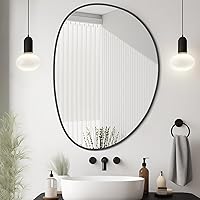 Vista 29 de WallBeyond Espejo asimétrico, espejo de pared irregular, espejos de pared decorativos para dormitorio, sala de estar, entrada, pasillo, espejo