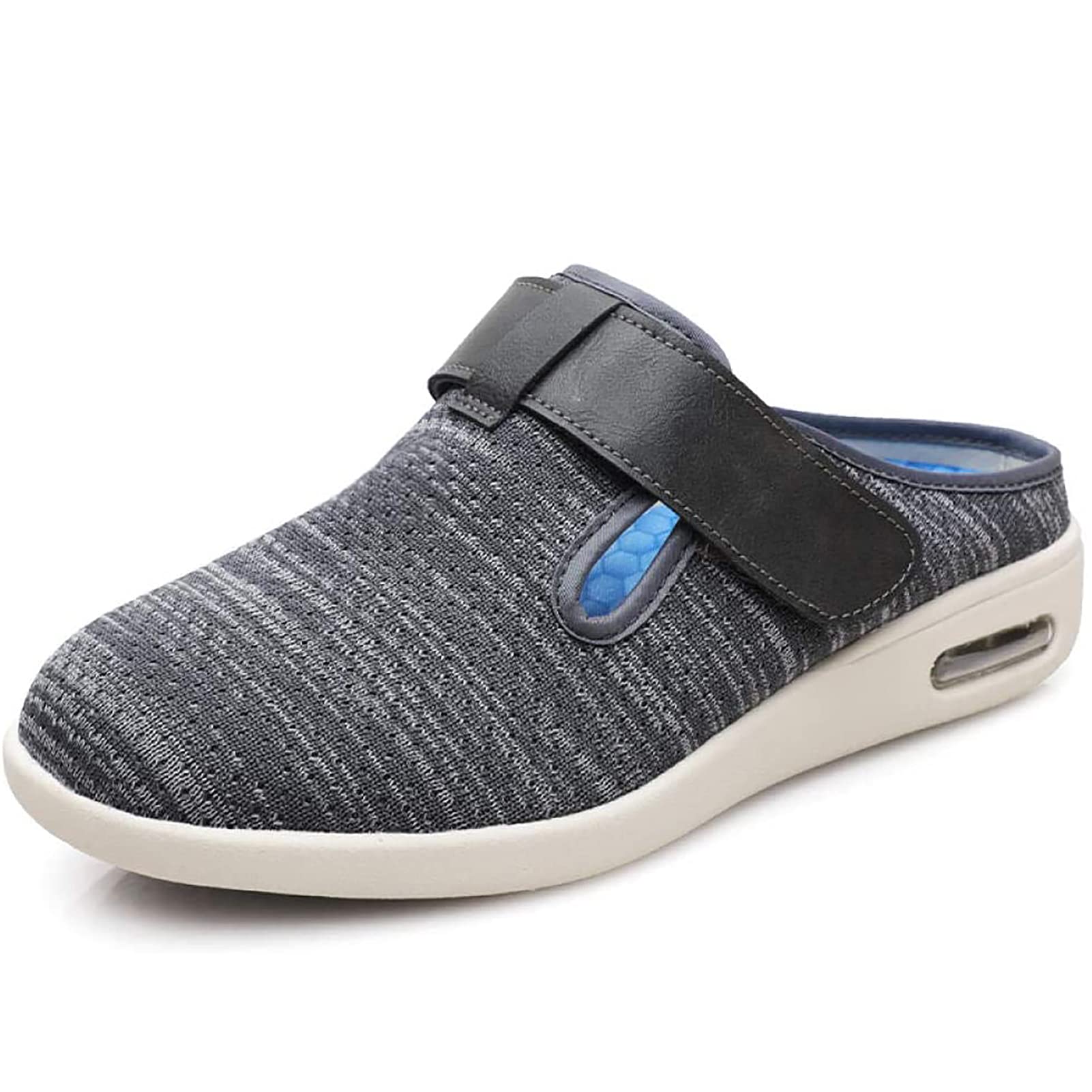 Zapatillas para Diabéticos Calzado Hinchado por Artritis, Zapatos para Ancianos Ajustables para Hombres, Pies Hinchados Y Zapatillas De Deporte Transpirables, Muy Ancho Zapatillas