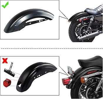 Amazon.com: TCT-MOTORPARTS Rear Fender Fit for Harley Sportster XL