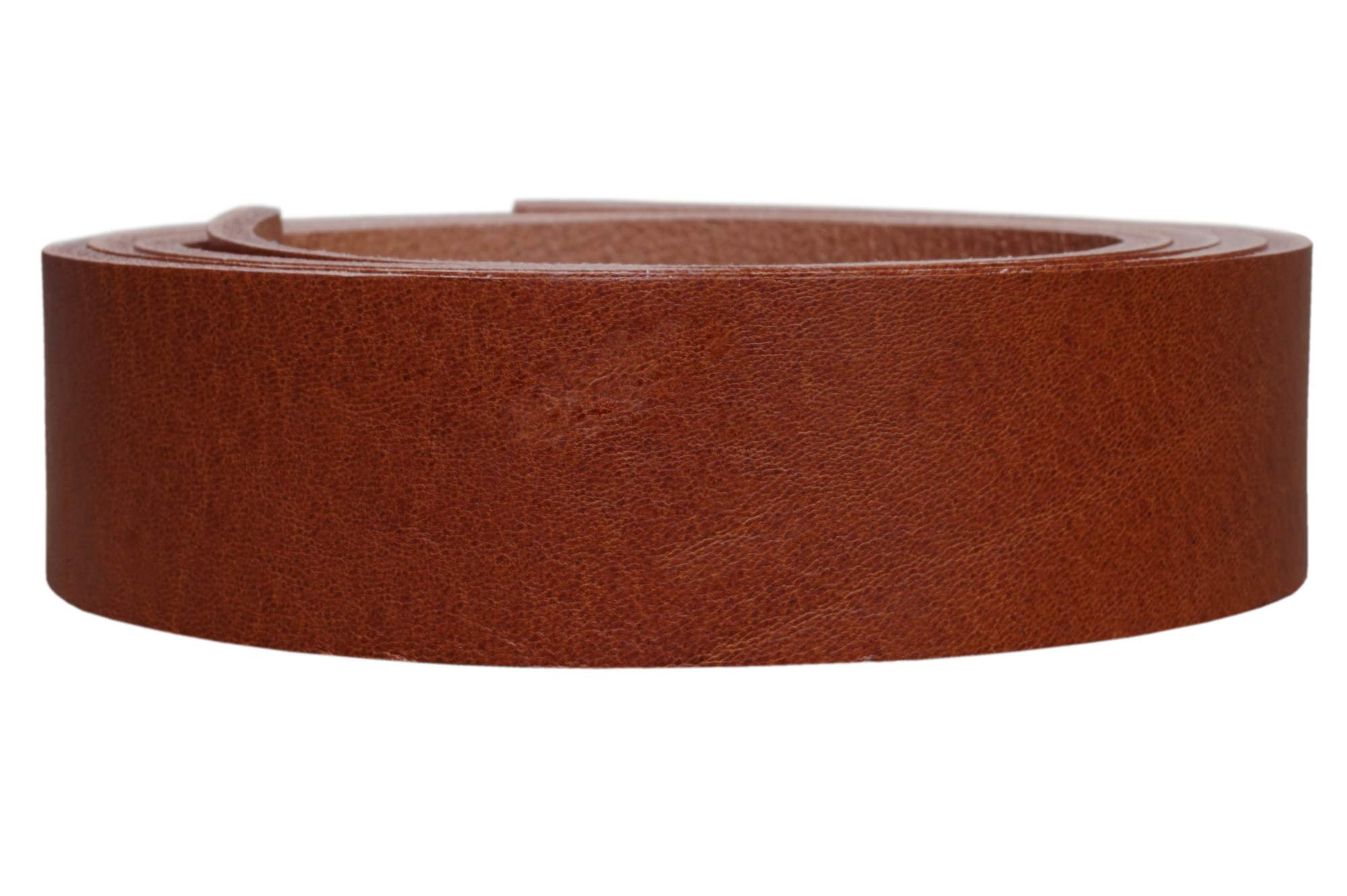 Vollrindleder Lederriemen Nevada, 3,5-4mm dickes Premium Vollleder, Breite:4cm breit, Farbe:cognac