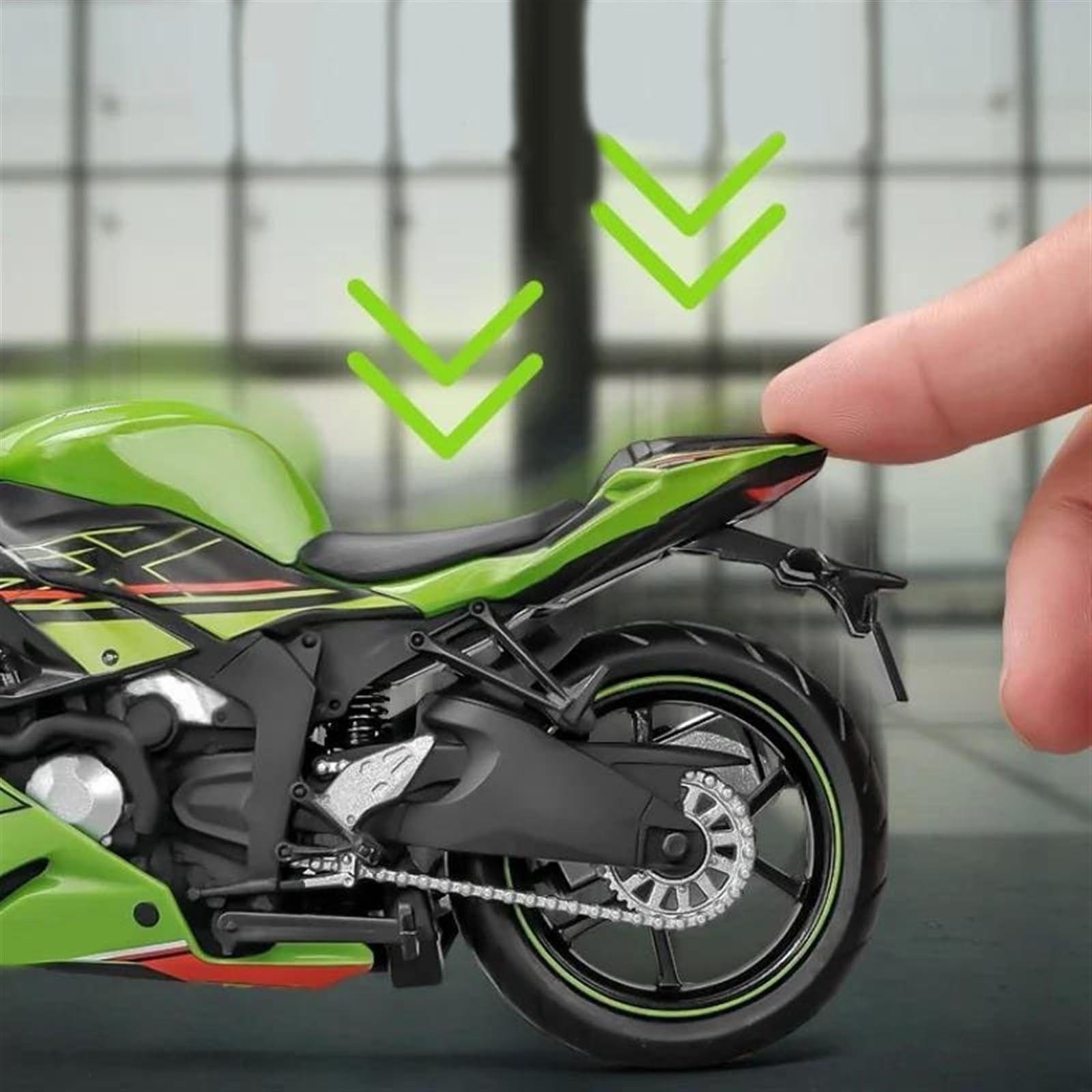 Amazon.com: Colección 1:12 para Kawasaki Ninja ZX 6R Modelo de