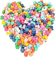 Vista 1 de 260 piezas de patos mini de resina, figuras en miniatura de patos de jardín de hadas, pato mini de resina para decoración de casa de muñecas, juego