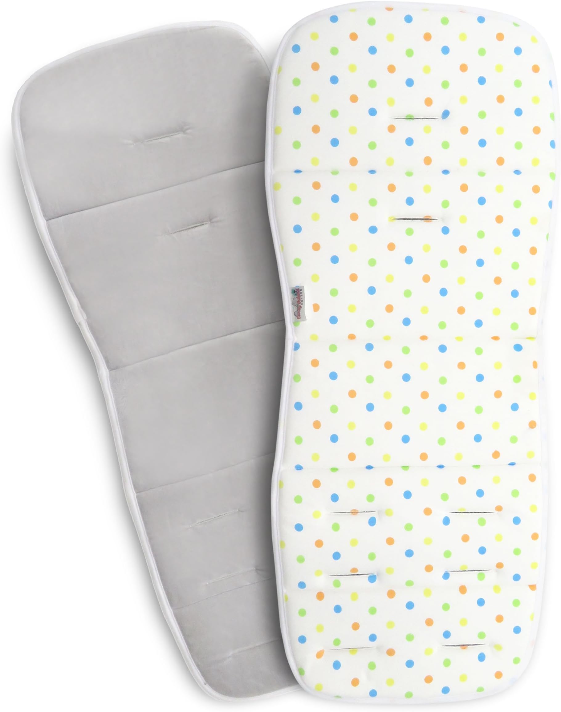 Stroller Pad Universal Size, Breathable Support Cushion Unisex Cute Dot Design Liner
