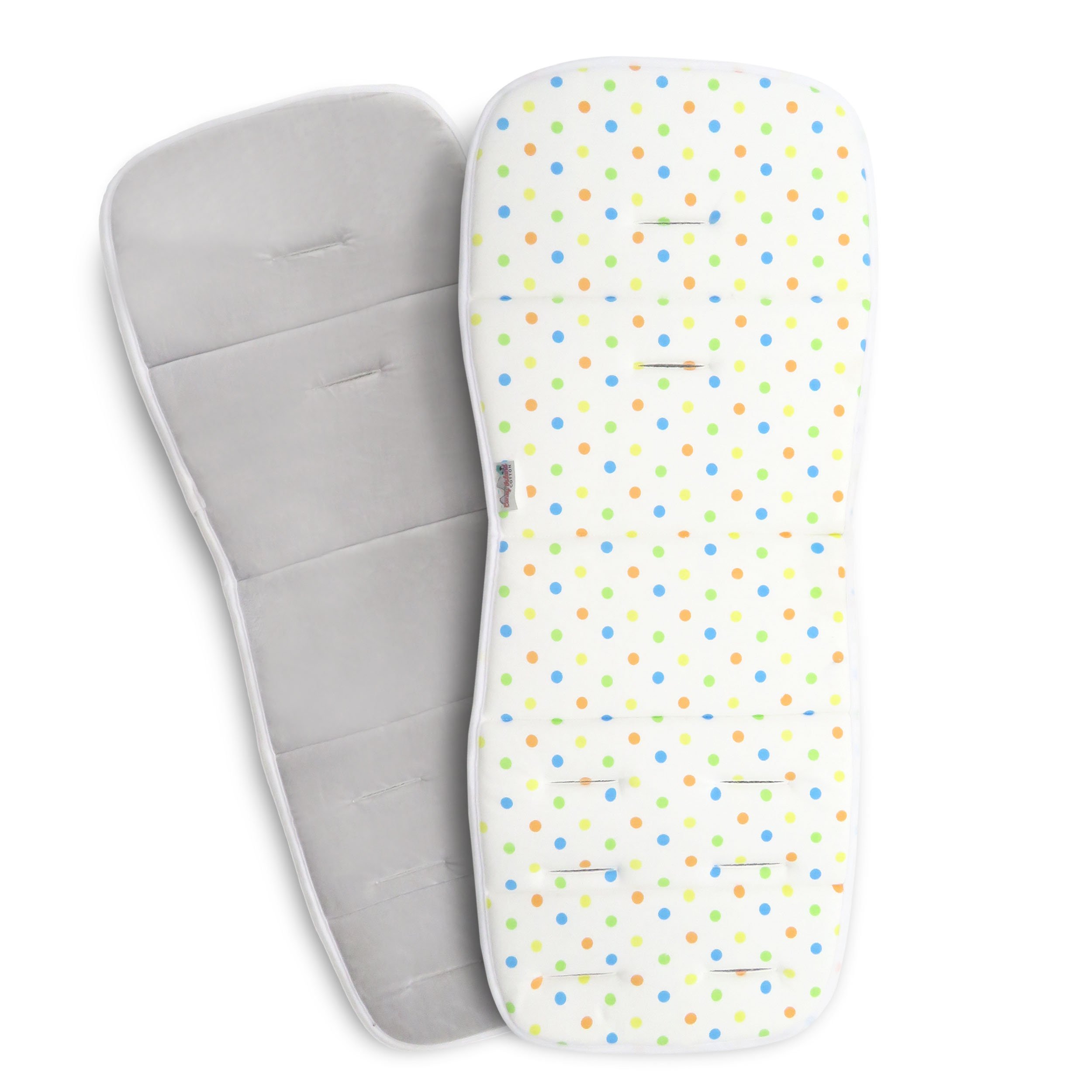 Stroller Pad Universal Size, Breathable Support Cushion Unisex Cute Dot Design Liner