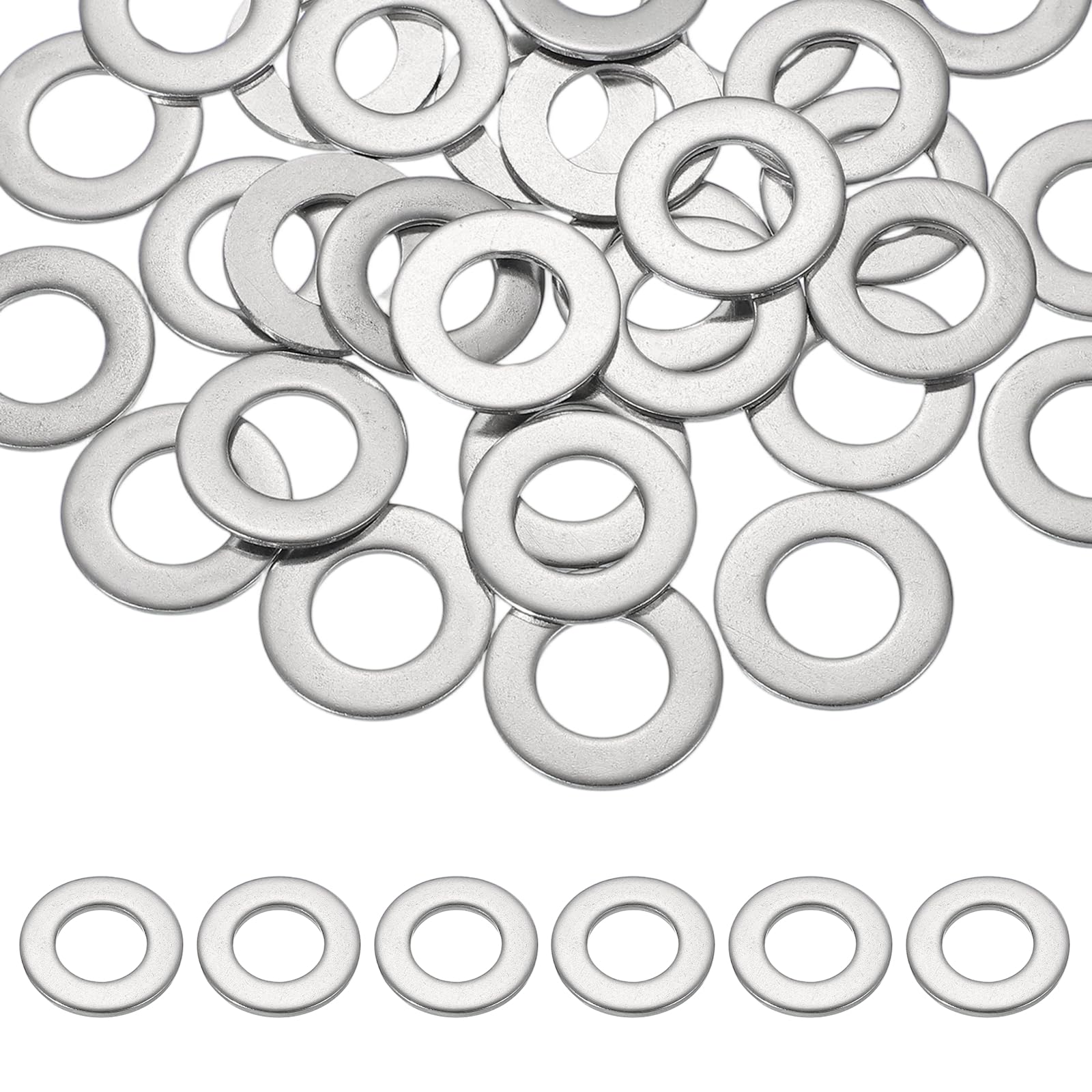 PATIKIL M14 x 28mm Metal Screw Washers Set, 36Pcs 304 Stainless Steel Flat Washers for Screws Bolts Factories Home Outdoor Projects