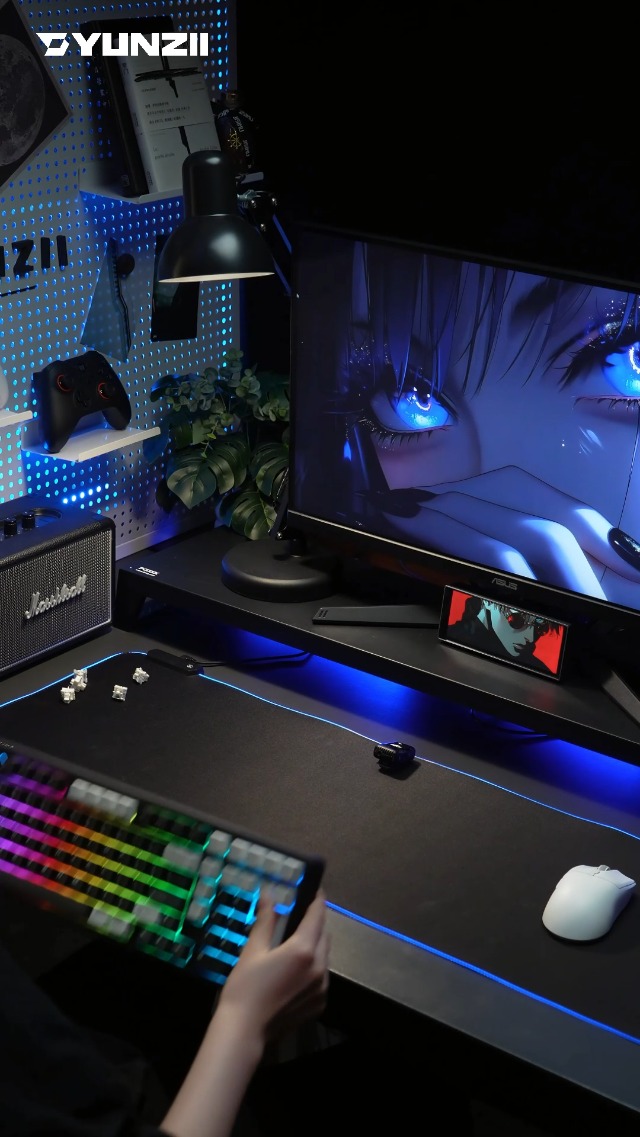 Amazon.com: YUNZII AL98 QMK/VIA Wireless Mechanical Gaming