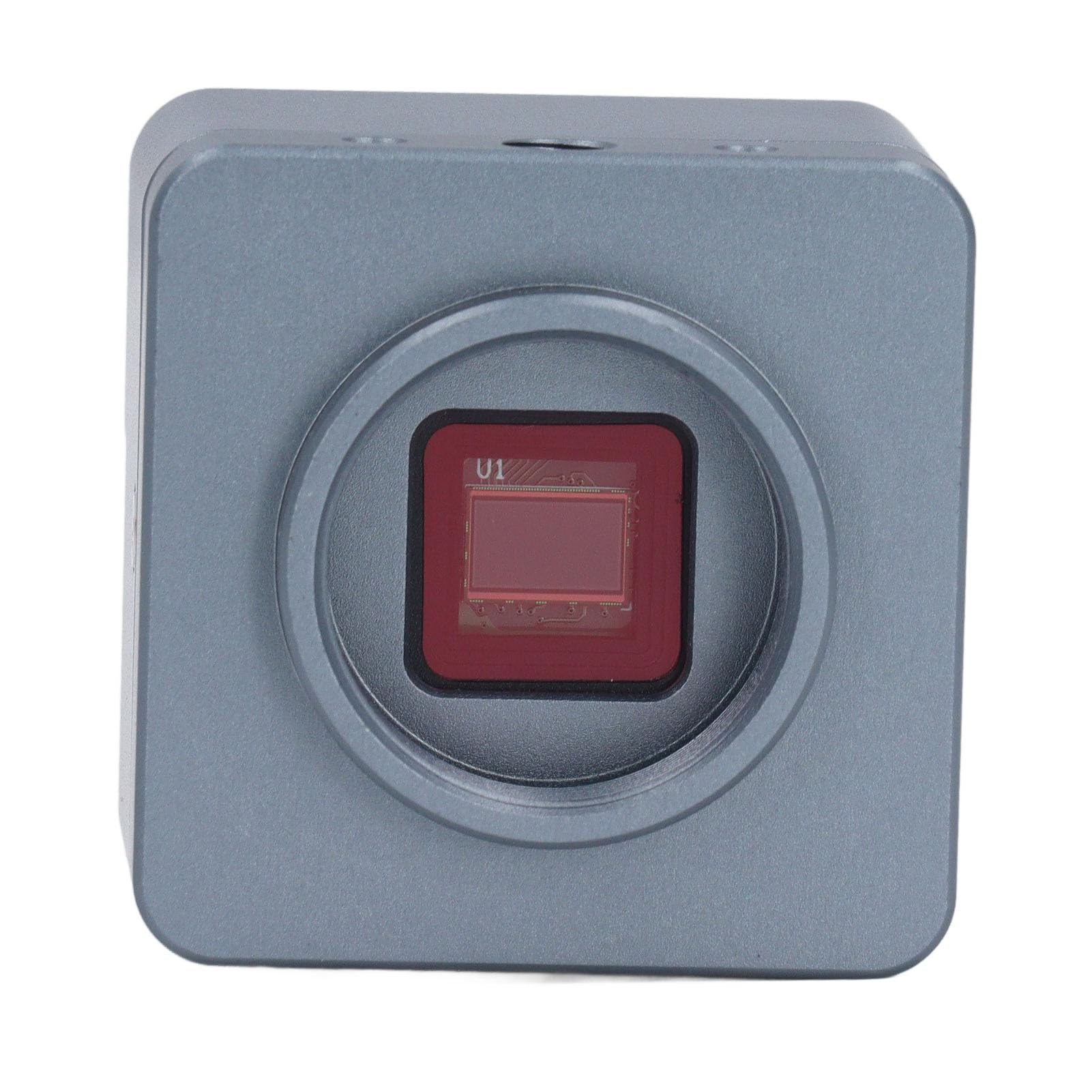 FTVOGUE Cámara de Microscopio Electrónico Cámara de Microscopio Digital de Aleación de Aluminio 4K 8MP Ocular de Montaje USB C con Adaptador 1X para Imágenes de Laboratorio de Inspección de Estéreo