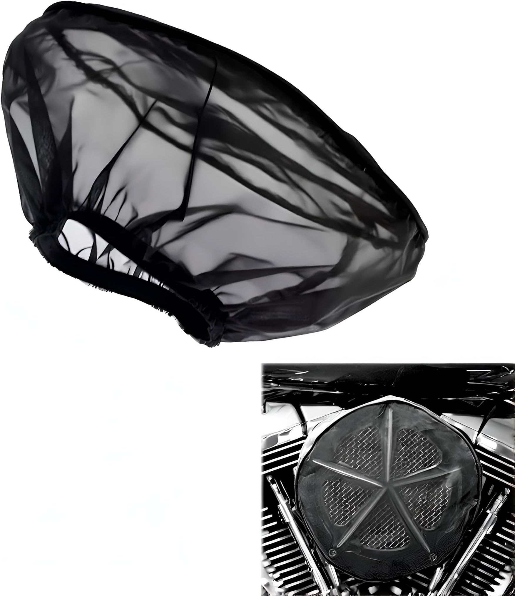 Waterproof Air Filter Rain Sock Dustproof Protective Cover for Harley Dyna Sportster Touring Softail Street Glide Fat Boy Road King Air Filter Cleaner Kits