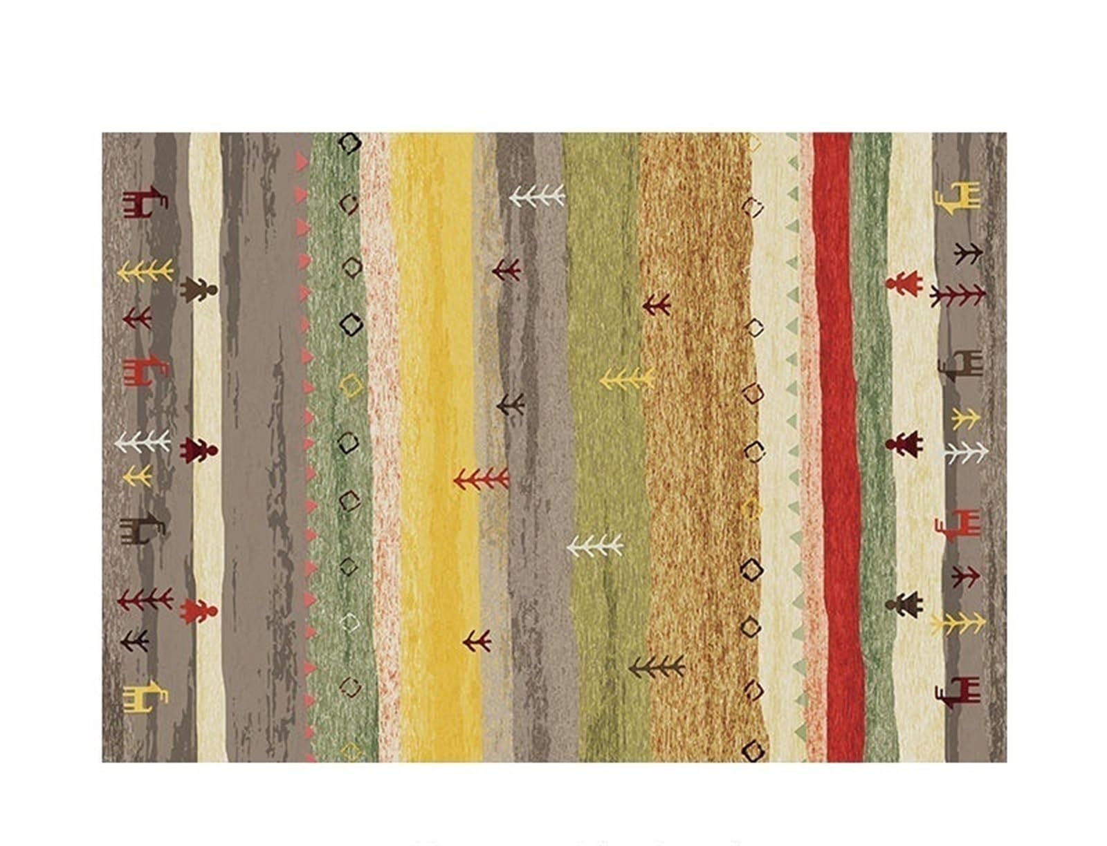 Tapis boho marocain vintage de grande taille 180 x 250 cm aux finitions soignées