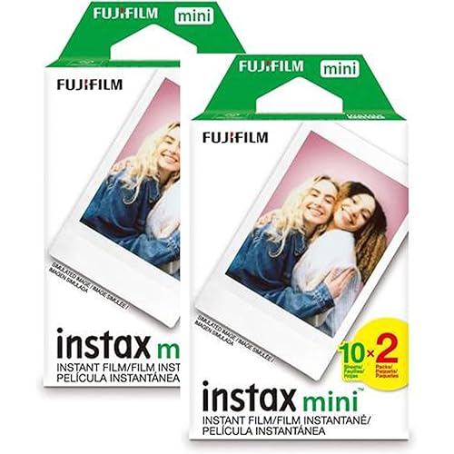 Fujifilm Instax Mini Instant Film, 2 x 10 Shots X 2Pack (Total 40 Shots) Value Set