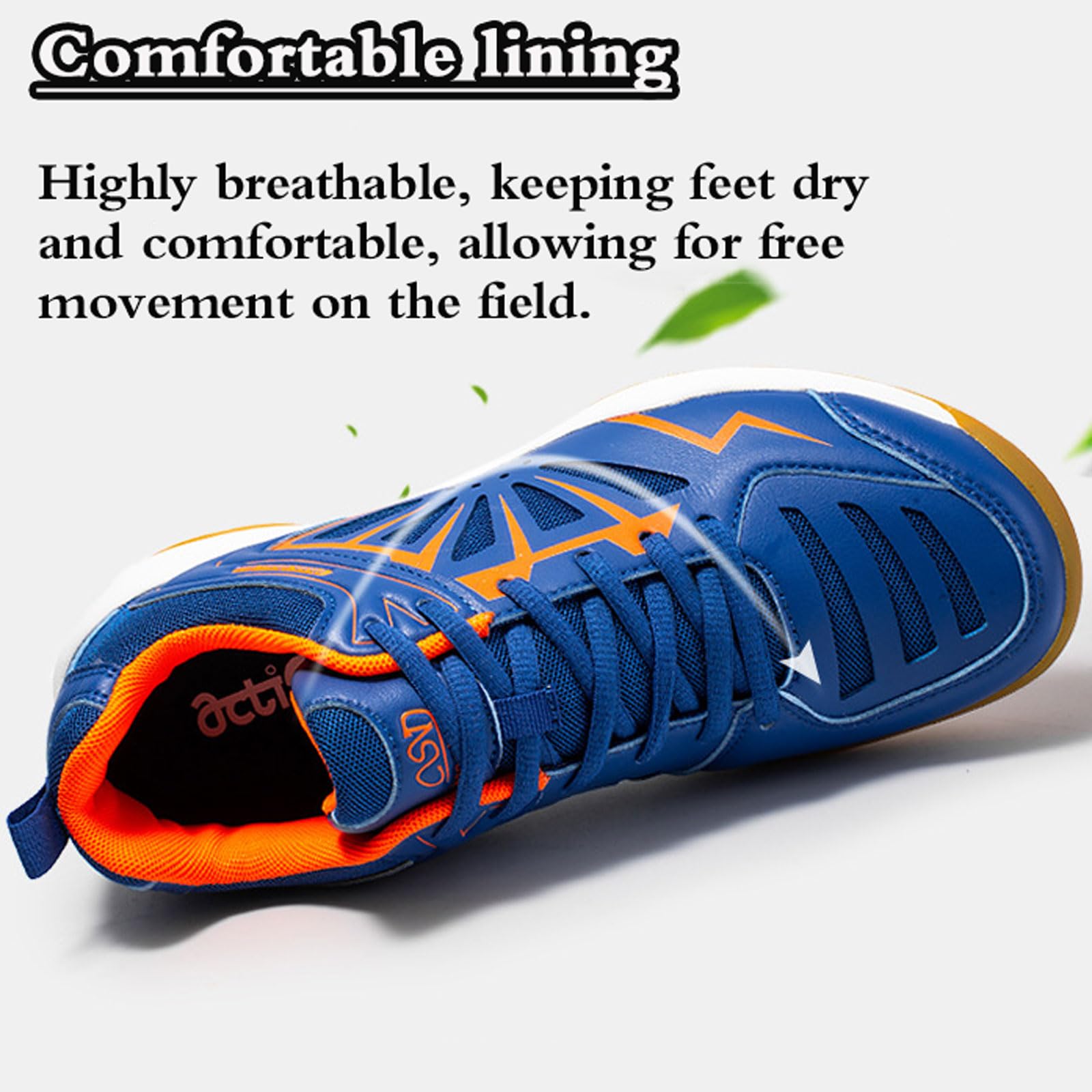 Zapatillas de bádminton para jóvenes,Zapatillas de bádminton Mujer Interiores,Antideslizante,Transpirable,para Voleibol,Baloncesto,Caminar a Diario,el Ocio y Mantenerse en Forma