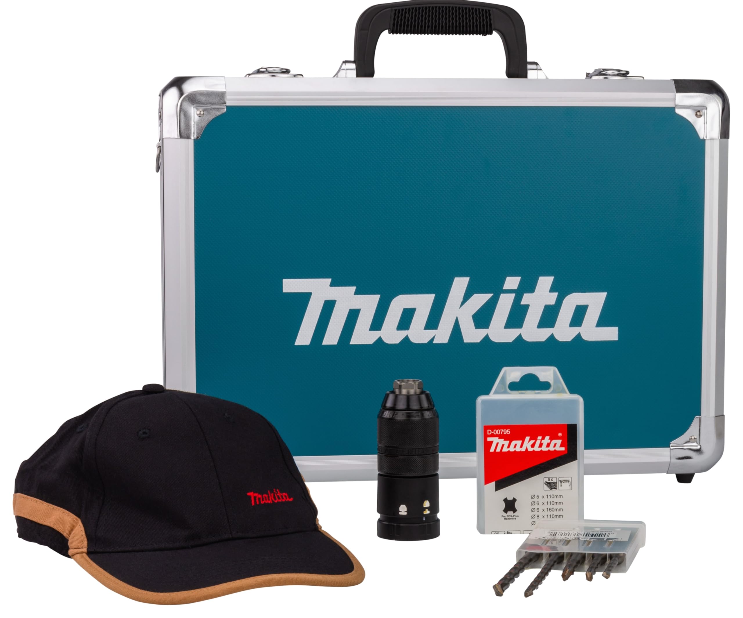 Makita HR2631FT13 Kombihammer, Netzbetrieb, Blau