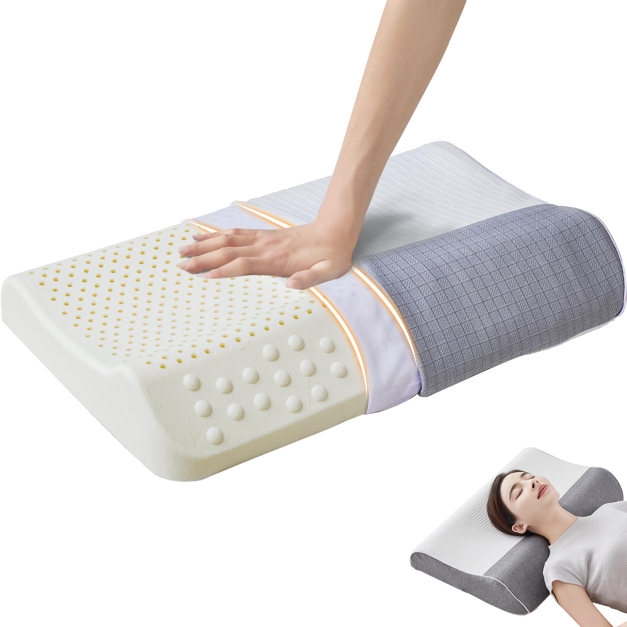 HomvigourLatex Pillow-Rectangle