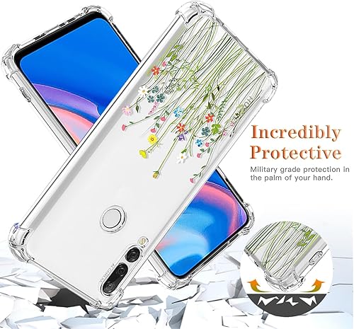 Miniatura 7 de Funda para Huawei Y9 Prime 2019Honor 9XP Smart Z STK-LX1 con protector de pantalla, funda transparente con patrones de jardín de flores, funda