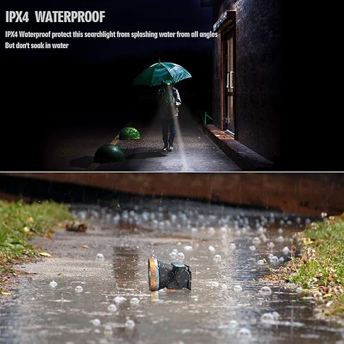 Miniatura 2 de ODEAR - Linterna de cabeza LED súper brillante linterna impermeable con batería integrada para acampar al aire libre pesca senderismo correr paseo