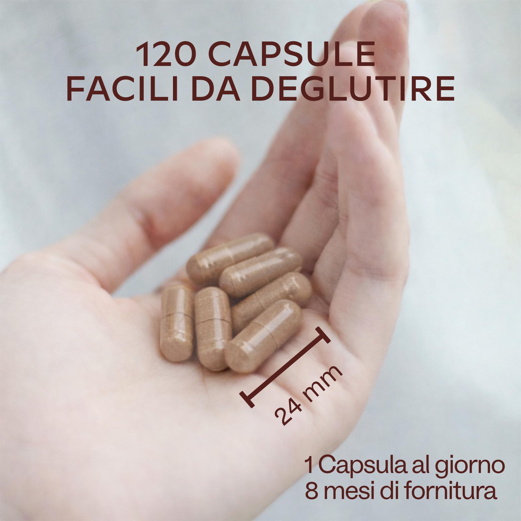 Integratore Ferro e Vitamina C Naturale - Ferro Bisglicinato 42mg Integratori Stanchezza Fisica e Mentale, Globuli Rossi, Sistema Immunitario - Ferro Integratore Forte Alto Assorbimento - 120 Capsule