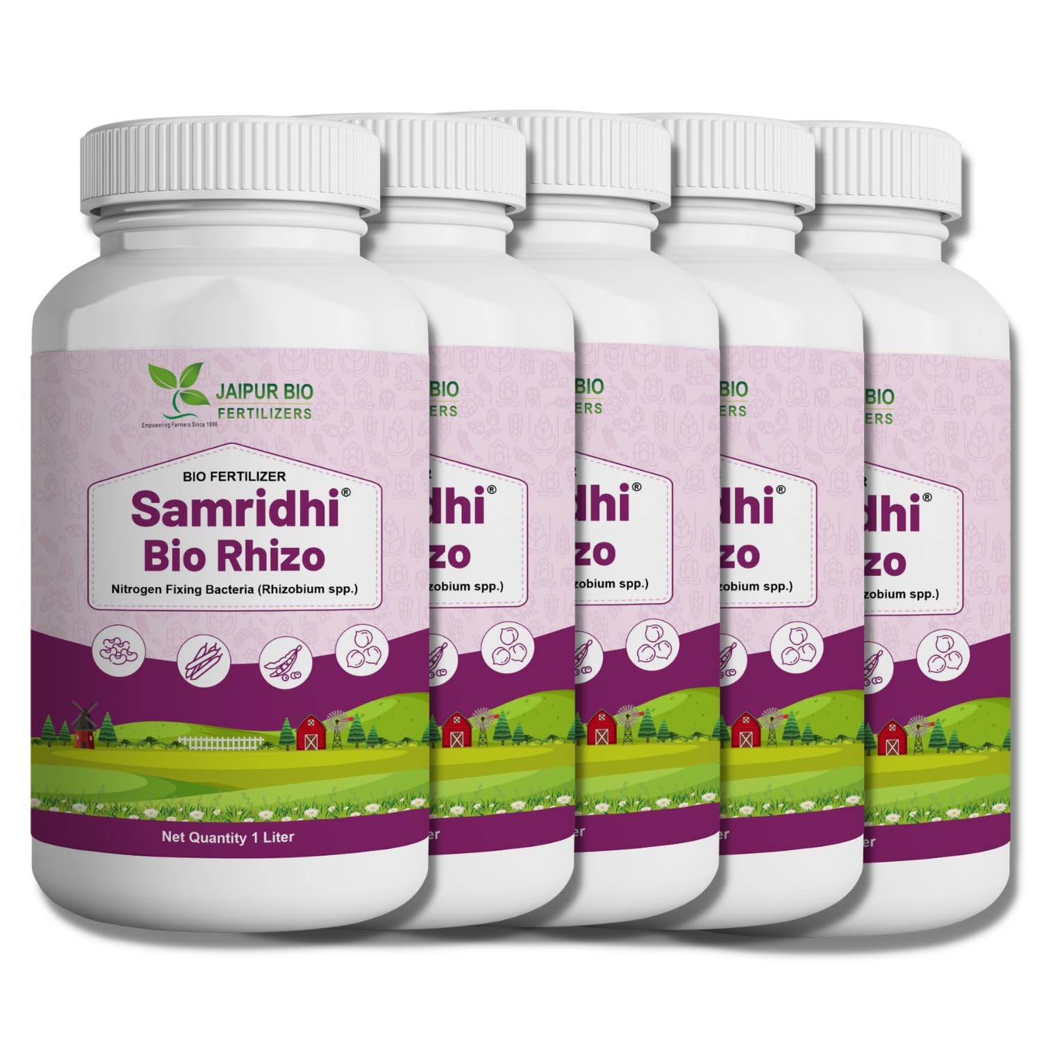 Samridhi Rhizobium Biofertilizer Liquid 5 Litre | Nitrogen Fixing Bacteria for All Crops, Fruits, Vegetable & Flowering Plants and Agricultural Use (B0CRKV1SM1) Amazon Price History, Amazon Price Tracker