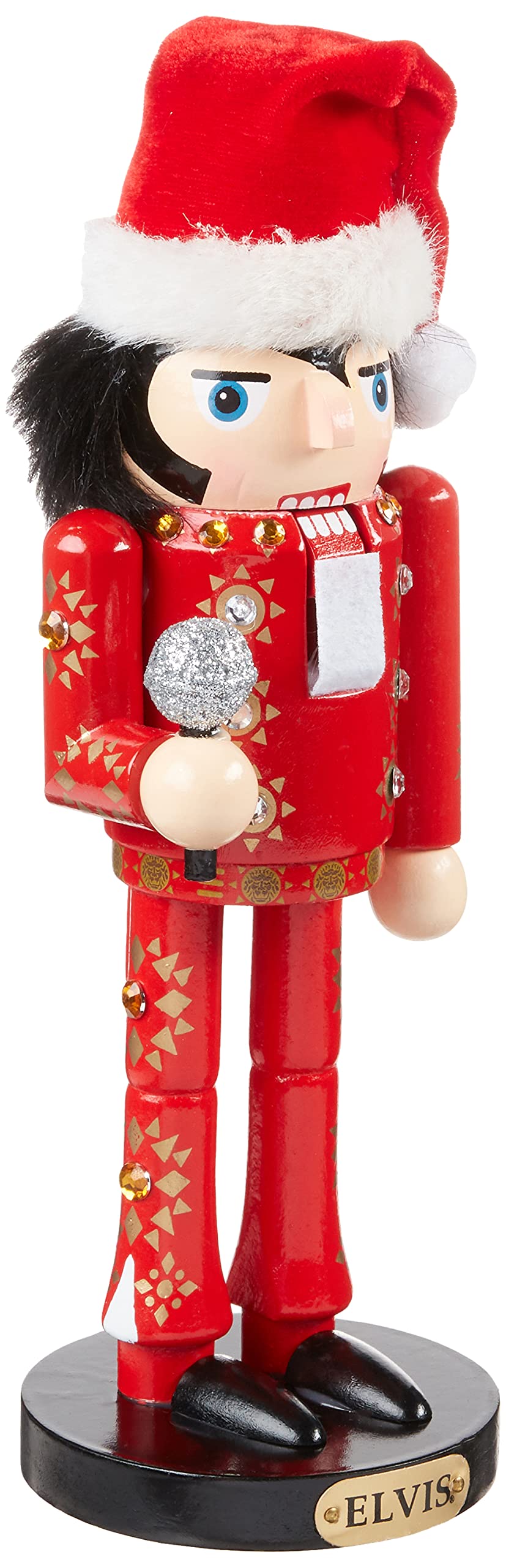 Elvis Presley 11-Inch Elvis Burning Love Suit Nutcracker, multi