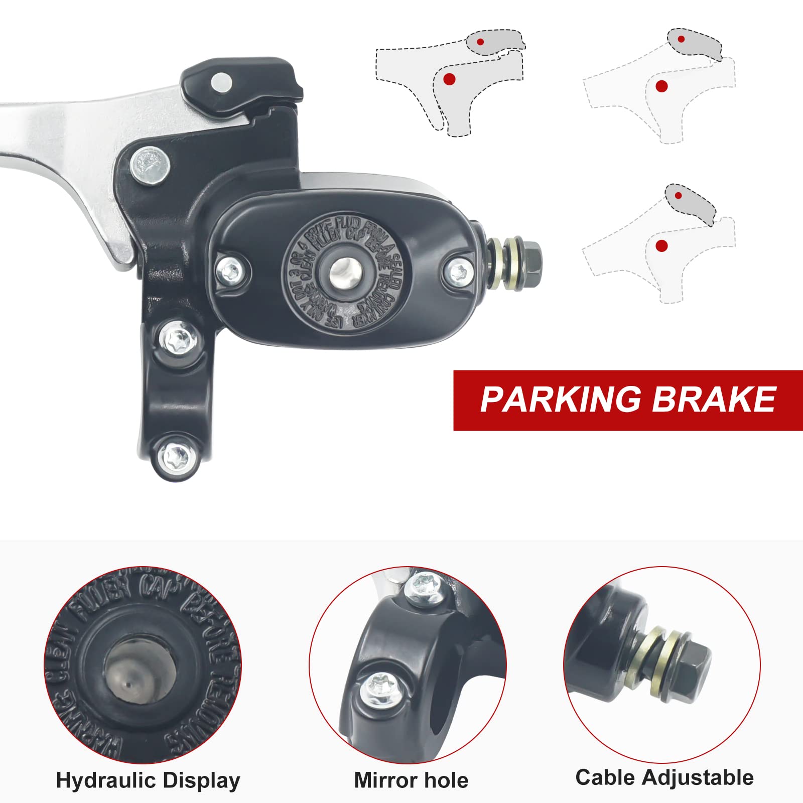 Maître-Cylindre De Frein Arrière Pour Quad Polaris Scrambler 500, Magnum, Trail Blazer, Sportsman - Référence OEM 1910311 - 2