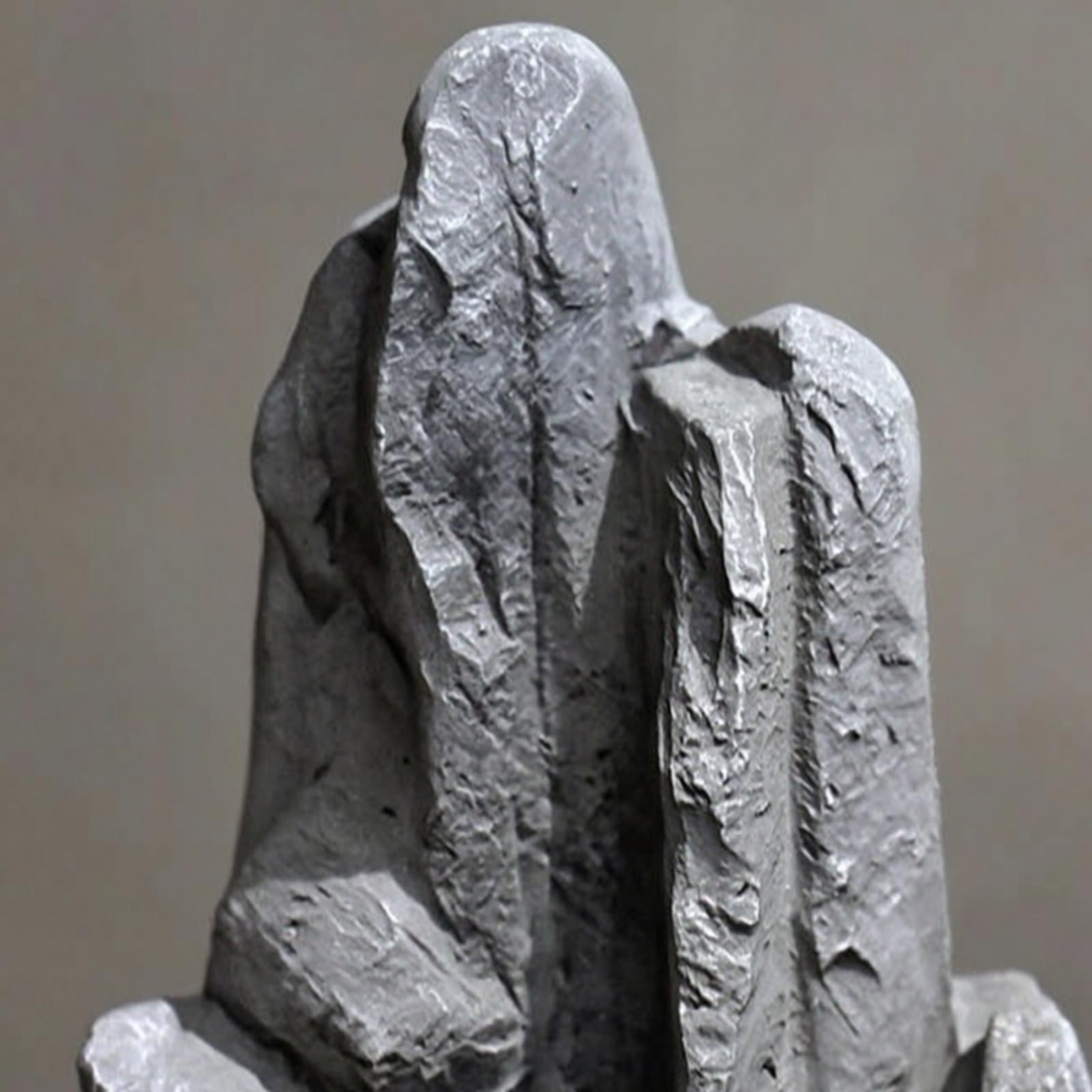 Felsen-Skulptur Wetterfest Kunstfelsen Realistisch -Stein für Gartenliebhaber, Innenhof, Wohnzimmer, 8886 Simulation Stein C-Modell Stein, Größe 30-28-45 cm