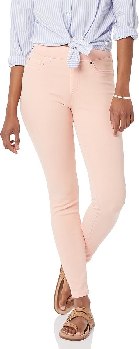 Amazon Essentials Jeggings elásticos de tiro medio y corte ceñido para mujer con bolsillos - Colores descatalogados