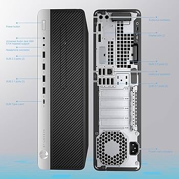 ミニPC HP EliteDesk 800 G3 SFF 8G i7 500GB HP EliteDesk 800 G3 SFF Business Computer with Dual Storage