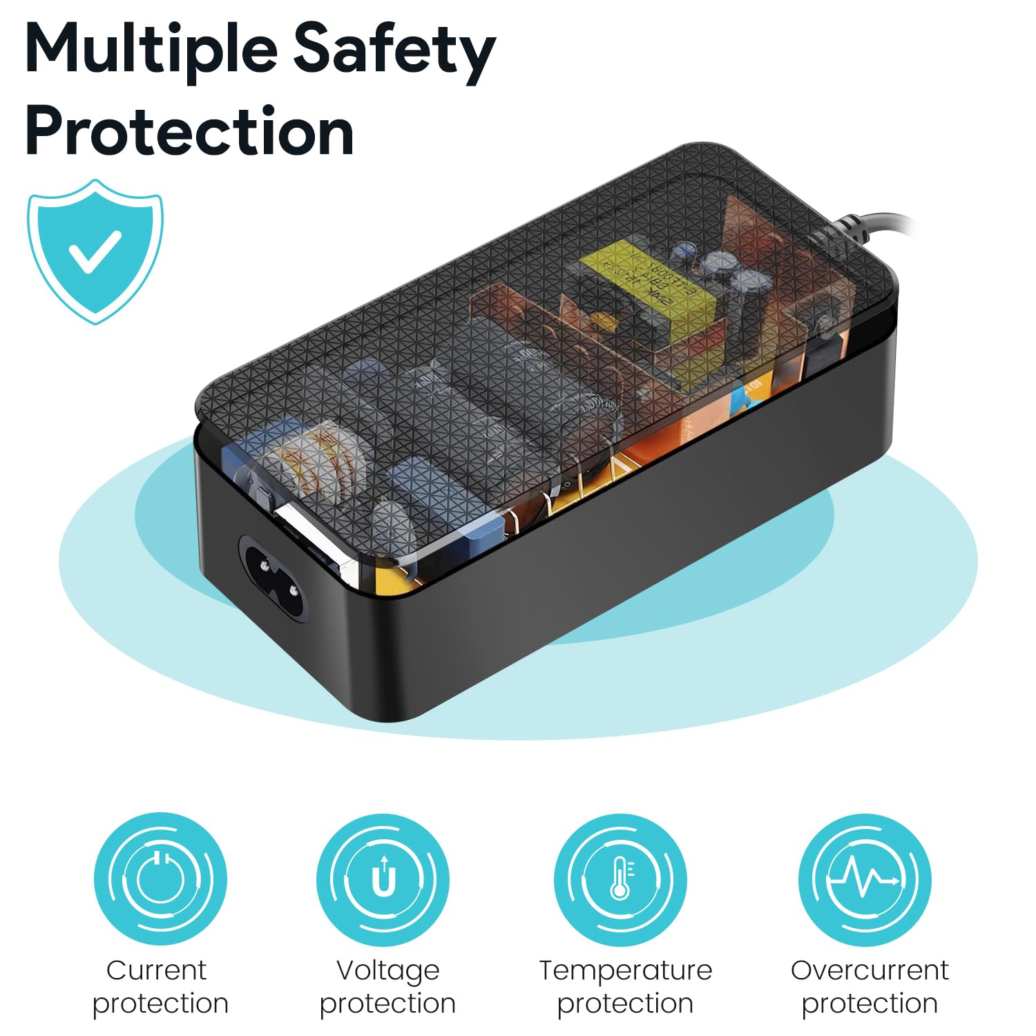 KFD Alimentatore di rete per DJI Mavic Pro Quadcopter Drone, Mavic Pro Alpine Battery, Platinum RC Drone 50W F1C50 Fly More, accessori combo cavo di ricarica adattatore di alimentazione