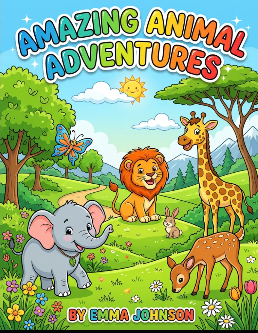 Amazing animal coloring book: Explore nature with colorful reference images and fun coloring pages