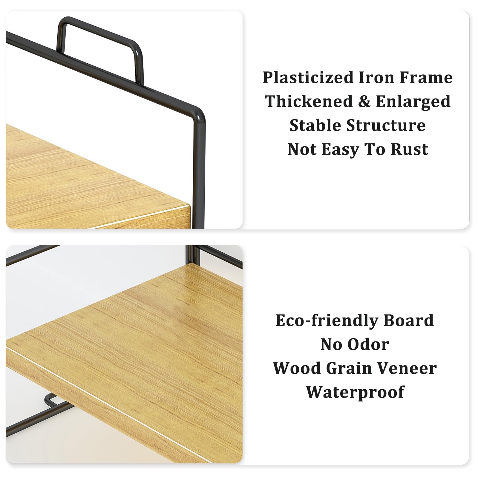 Verstellbares Schreibtischregal für Büro, Küche und Badezimmer, kompakt, 370 mm x 165 mm x 240 mm, platzsparendes Schreibtischzubehör