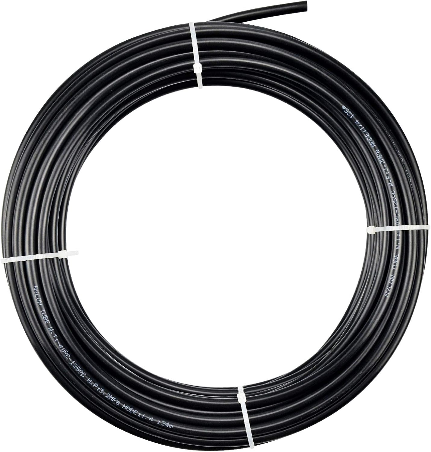 TAILONZ PNEUMATIC Air Line 6mm od Black Pneumatic Nylon Tube 32.8ft Air Brake Tubing