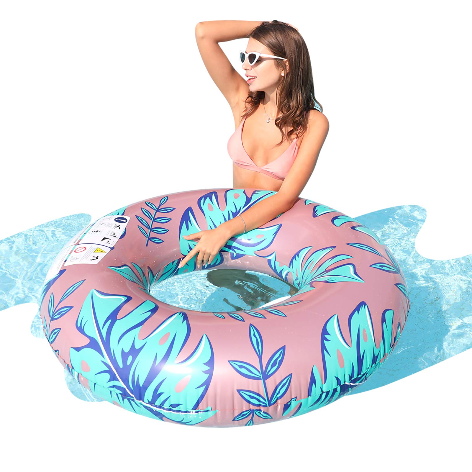 Buy AirMyFun Inflatable Tropical Pool Floats, Floaties Raft Lounge for