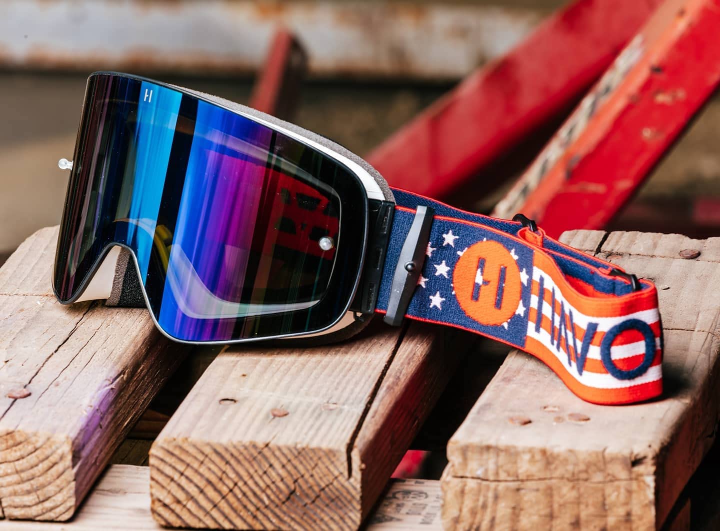 Havoc Racing Gogle magnetyczne - gogle motocrossowe, do jazdy na motocyklu, snowboardzie, ATV i UTV, okulary przeciwmgielne blokujące promieniowanie UV