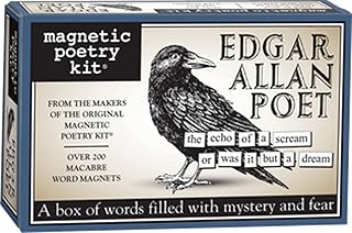 Magnetic Poetry - Edgar Allan Poet Kit - Words for Refrigerator - Write Poems and Letters on The Fridge - Made in The USA
