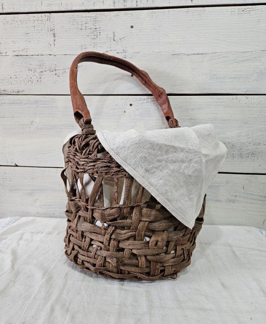Amazon.co.jp: 山葡萄 かごバッグ 長野県産 手編み 純国産 手作り 一点  