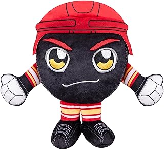 Bleacher Creatures Calgary Flames 8" NHL Kuricha Hockey Puck Sitting Plush - Soft Chibi Inspired Plush