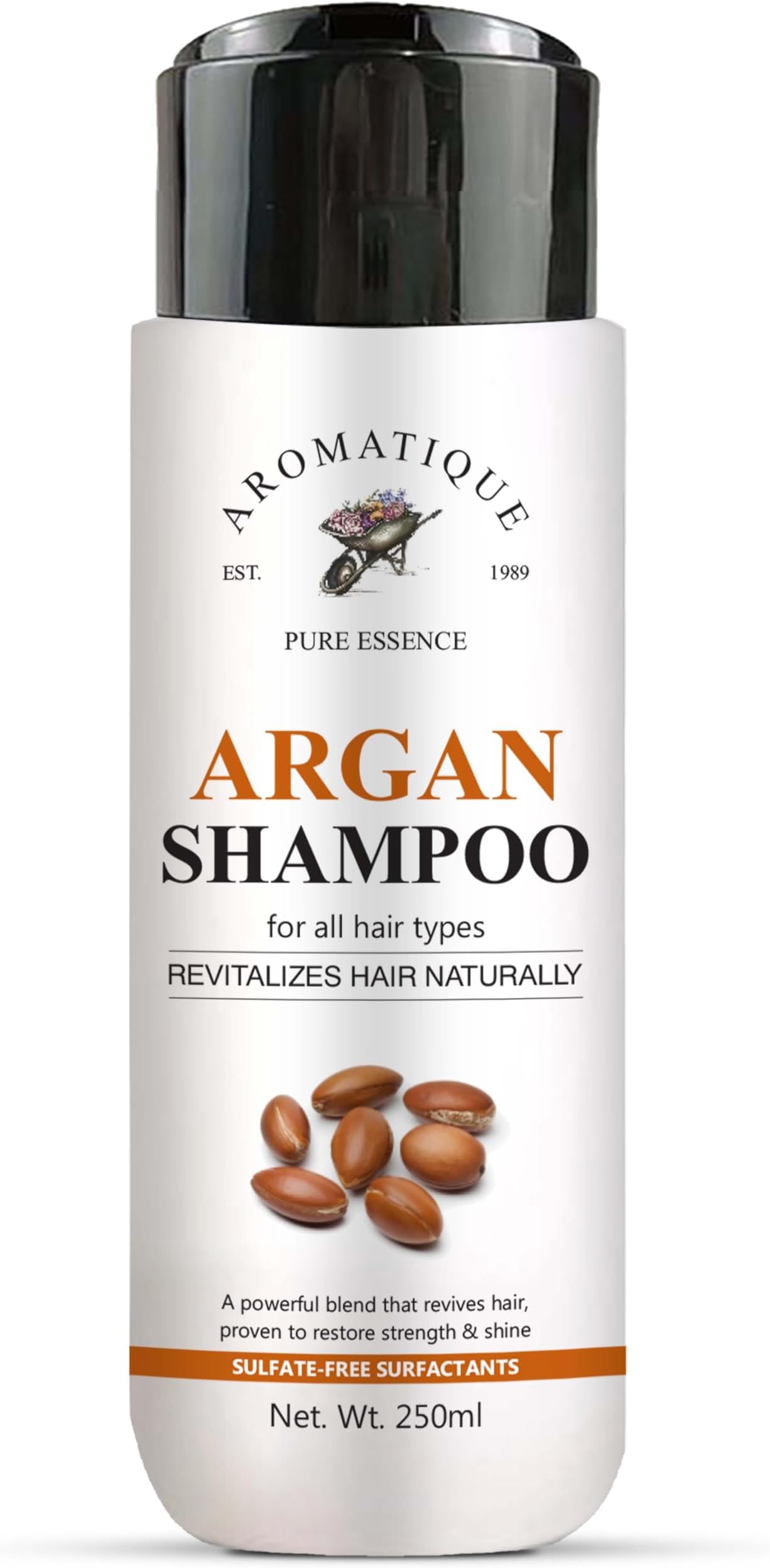 - Argan Shampoo 250ml | Sulfate Free Moroccan Formula with Keratin | Moisturizing and Hydrating Anti Frizz Care for Dry Damaged Curly and Straight Hair | For Men and Women