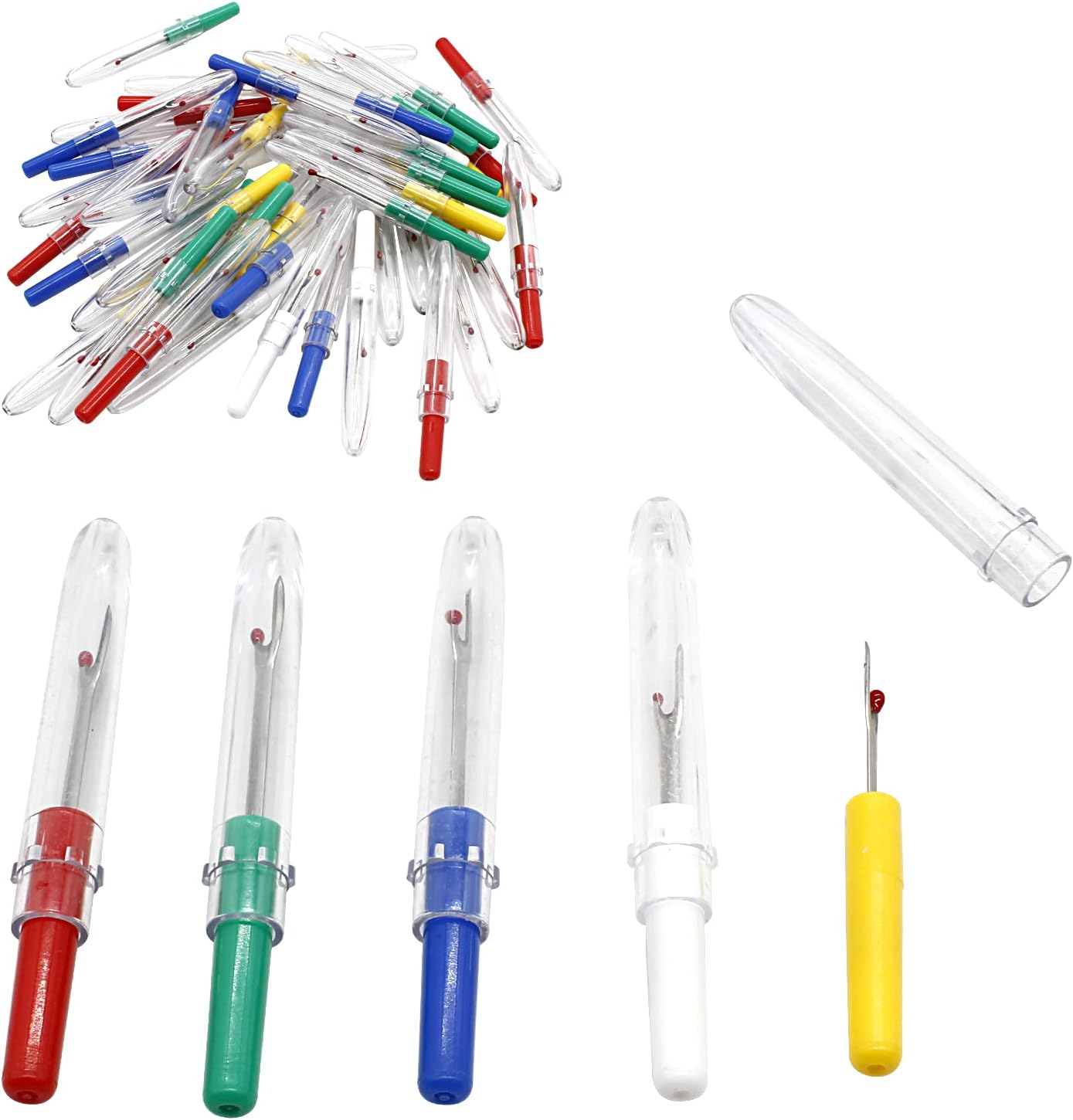 Suiwotin 50pcs Seam Rippers Thread Remover, Small Seam