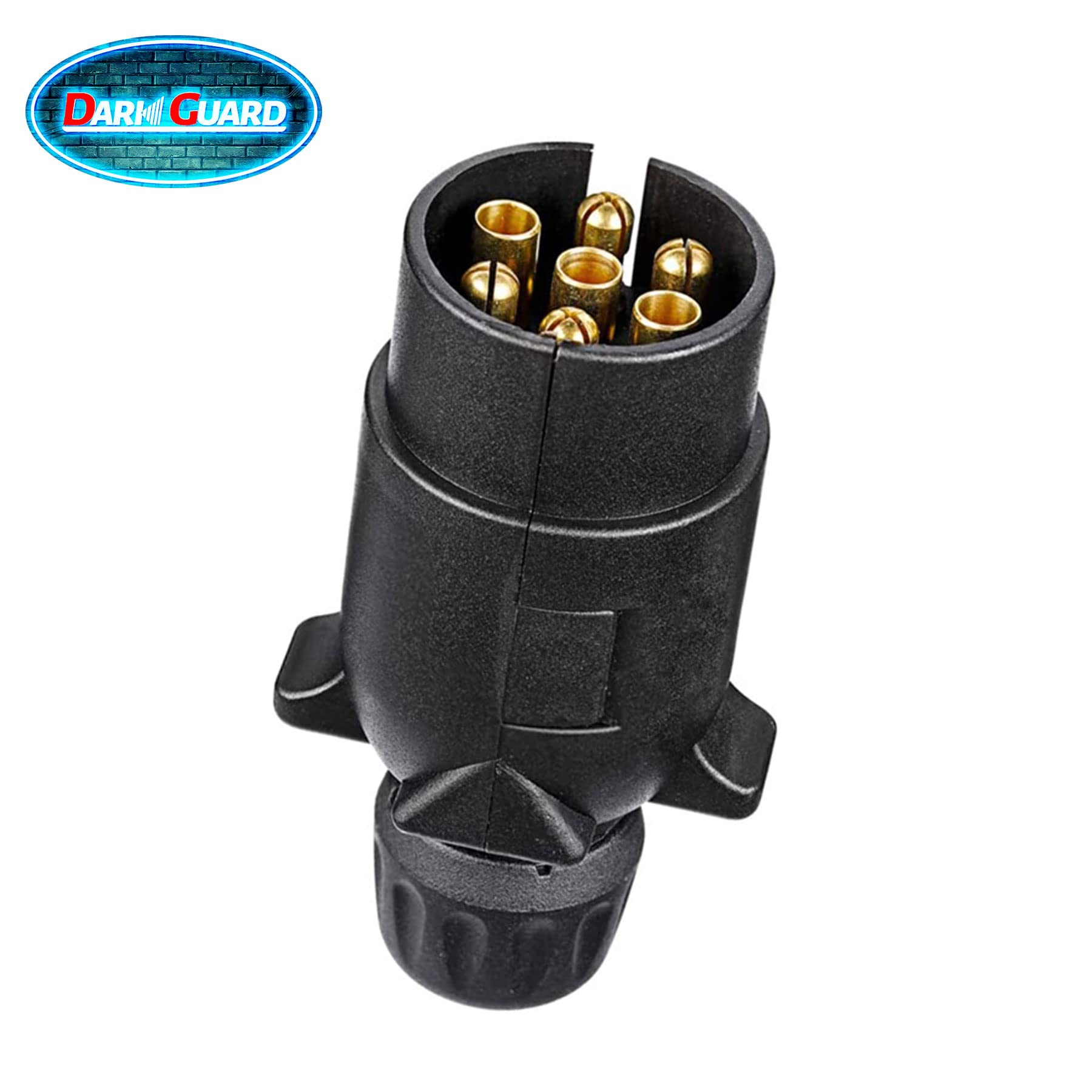 Spina 7 Poli Rimorchio Darkguard - 2 Pezzi, 12V, Impermeabile, ISO1724, Per Trattori E RV - Foto 6