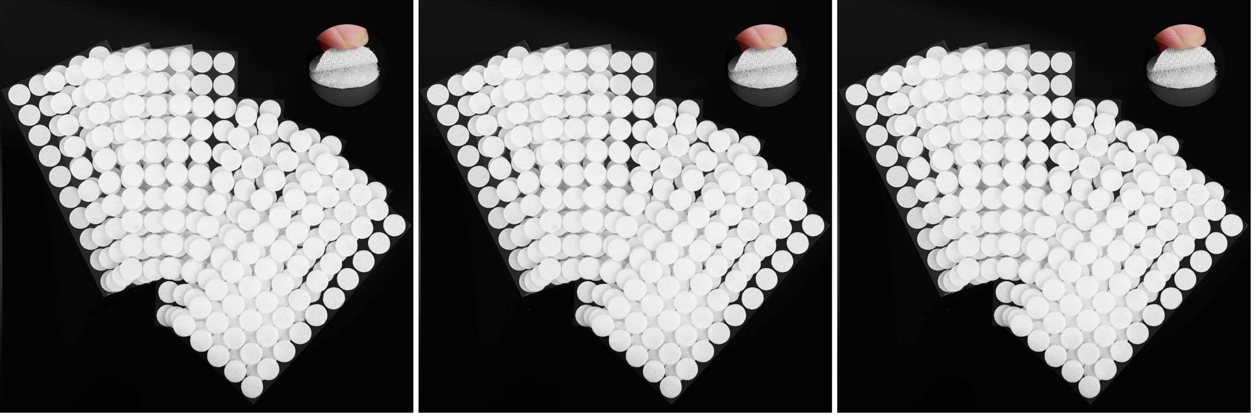 Pastille scratch autocollant double face Vinabo ruban adhésif rond 20mm pour scrapbooking