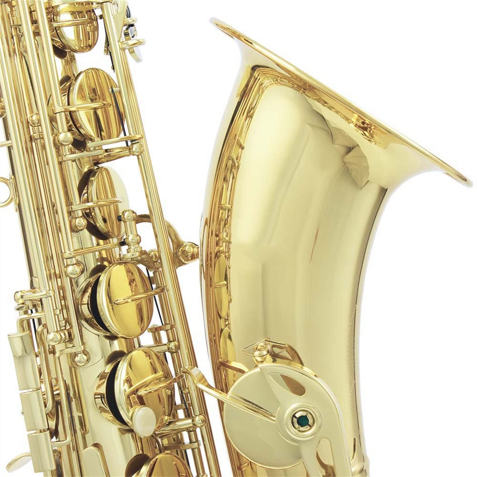 Sax Principianti Kit Sassofono tenore in SIB Professionale in Ottone Laccato Oro B Sax Piatto Strumento Musicale a fiato con Accessori per bocchino in Custodia Strumento a fiato