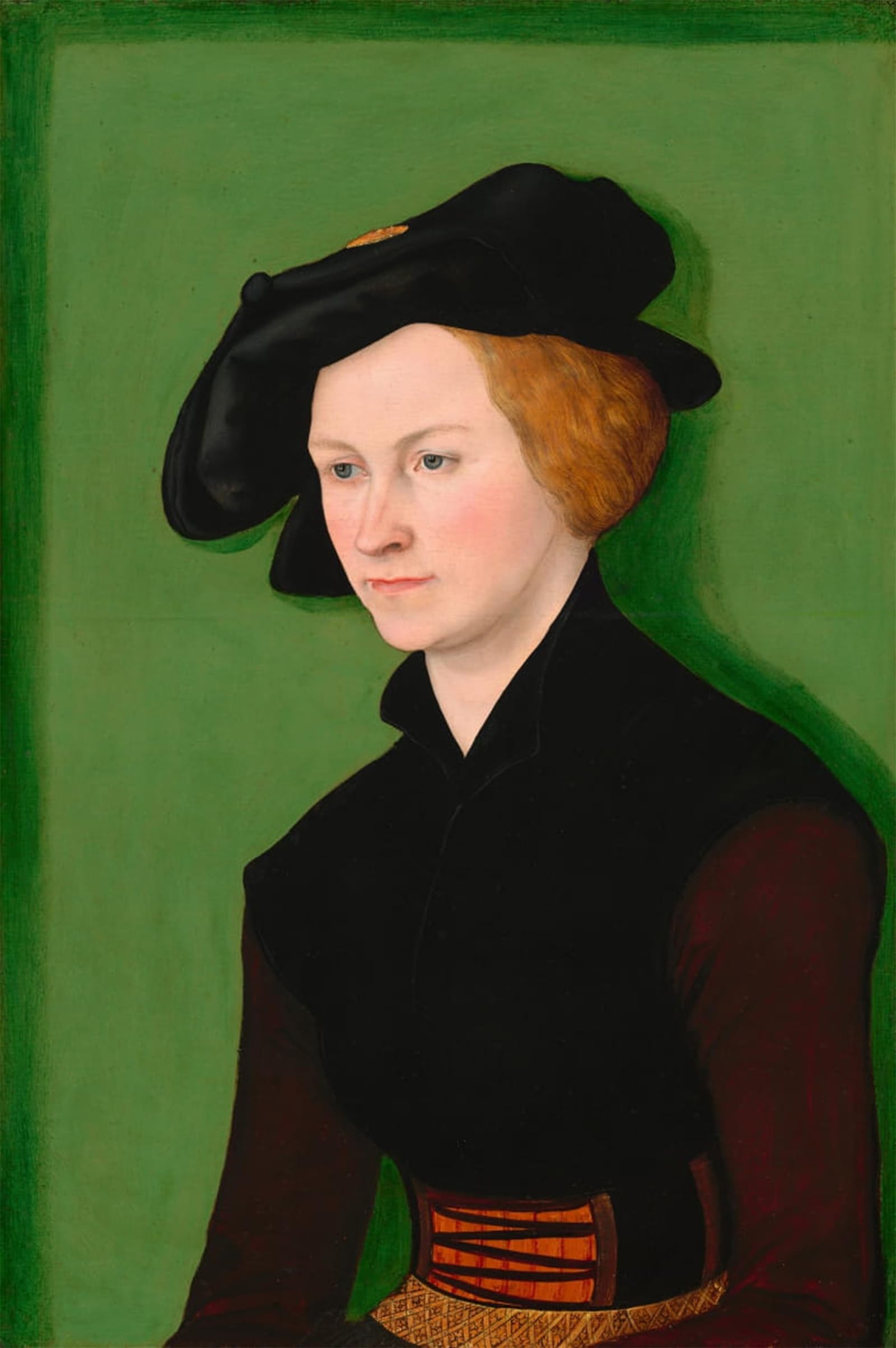 POSTERIIk Vintage Print Pop Art Landscape Artwork Portrait of a Woman by Lucas Cranach the Elder Art Prints for Office Home Decor 60x90cm