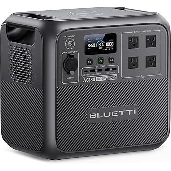 BLUETTI Solar Generator AC500 & B300K Expansion Battery, 2764.8Wh LiFePO4 Battery Generator w/ 6 5000W AC Outlets (10KW Peak), 50A NEMA 14-50R, Modular Power System for Home Use, Emergency
