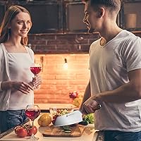 Vista 5 de TUO Cuchillo de chef chino profesional de 7 pulgadas de acero inoxidable alemán de alto carbono con mango ergonómico de madera de Pakkawood