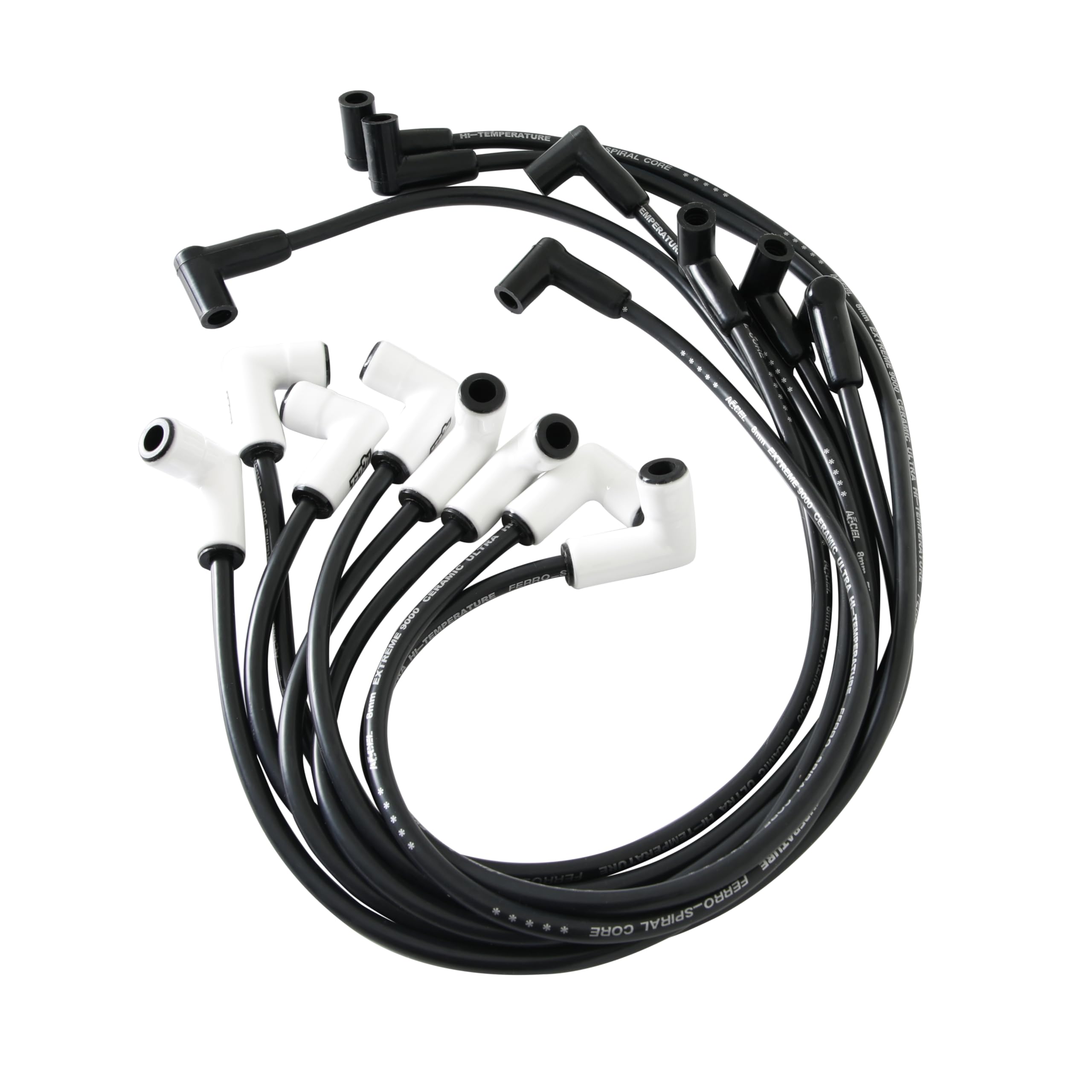 ACCEL 9011C Extreme 9000 Spark Plug Wire Set Ceramic Boot — view 2