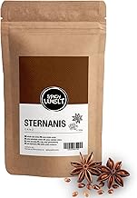 Spicy Welt Whole Star Anise (100g) - Anise Stars (Illicium Verum) for Herbal Teas, Broths, Sweets and Marinatures | Intense Licorice Aroma | 100% Natural, No Additives