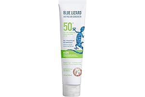 Blue Lizard Kids Sunscreen Lotion SPF 30, 5 oz Tube, Cream for...