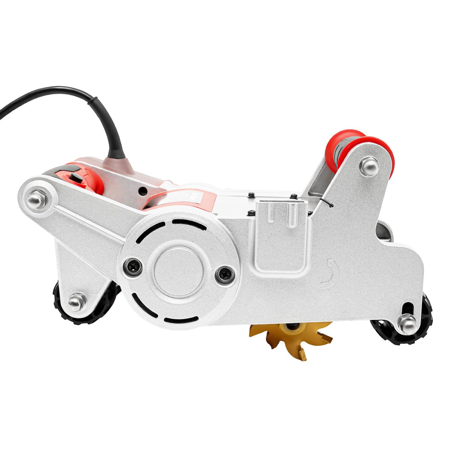 Máquina de corte de ranura de pared, máquina ranuradora eléctrica de 1100 W, 2000 RPM, profundidad ajustable de 0.59 a 1.18 pulgadas, cortador de hormigón manual, para mármol de cemento