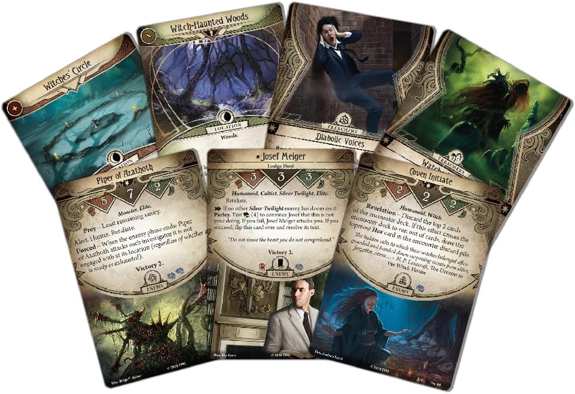 Fantasy Flight Games Arkham Horror The Card Game The Circle Undone Campaign Expansion  Horror Game  Mystery Game  Cooperative Card Game  Ages 14+