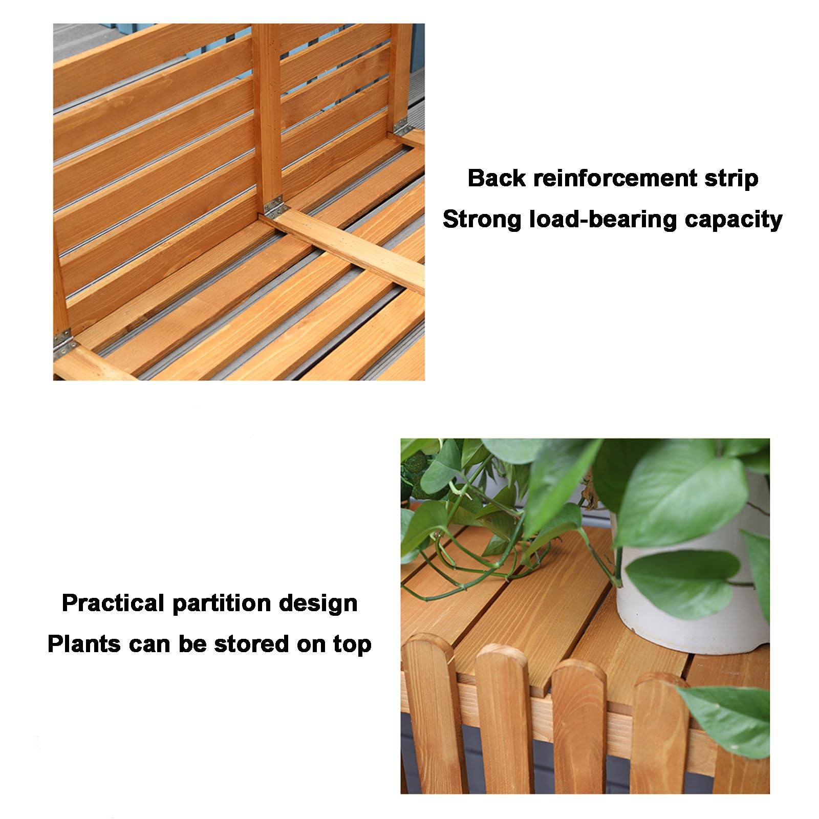 Paneles de valla de privacidad para exteriores, de madera, para aire acondicionado, decoración de jardín, cubierta de ventilación de aire acondicionado, pantalla decorativa para mayor privacidad y