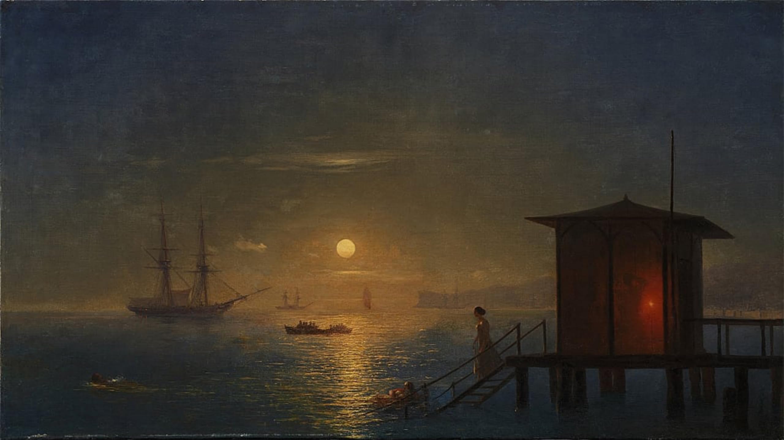 Toile Murale Abstraite Ivan Aivazovsky Impression Décorative 60x90cm - 5